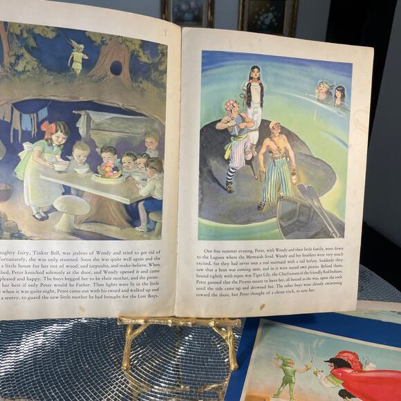 Vintage Soft Cover, The Peter Pan Story Picture Book 1934 - Picture 7 of 16